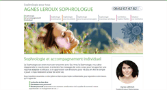 Desktop Screenshot of agnesleroux-sophrologue.com